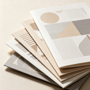 Minimalist Geometric Decorative Cards | Ins Style Photocards Set