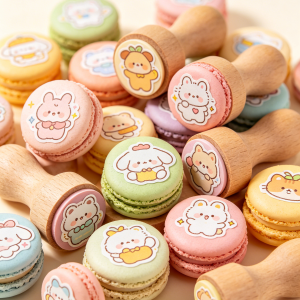 Cute Kawaii Cartoon Decorative Stamps | Lovely Doodle Wooden Stamp Set