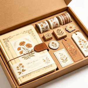 Vintage Botanical All-in-One Stationery Gift Box